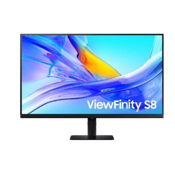 Монитор LCD Samsung 31.5" S32D804UAI черный {VA 3840x2160 60Hz 5ms 350cd HDMI DisplayPort 3xUSB3.0 USB-C RJ-45 HAS Pivot Internal Vesa}