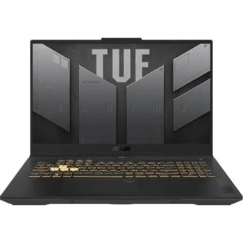 Ноутбук Asus TUF Gaming F17 FX707VJB-HX100 Core 5 210H 16Gb SSD512Gb NVIDIA GeForce RTX 3050 6Gb 17.3" IPS FHD (1920x1080) без ОС grey WiFi BT Cam (90