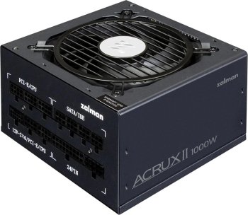 Блок питания Zalman ATX 1000W ZM1000-ARX2 80+ platinum (20+4pin) APFC 120мм fan 12xSATA Cab Manag RTL