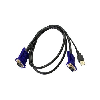 Кабель для KVM ORIGO OKVMCU/A1A KVM-кабель с разъемами VGA и USB, 1.8 м