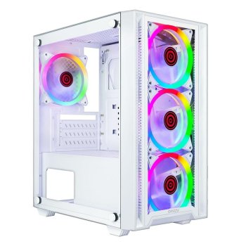 Ginzzu CL620 mATX FAN 4*12FRGB