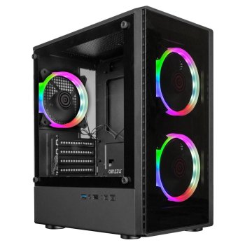 Ginzzu CL406 mATX FAN 3*12 FRGB (12RR4)