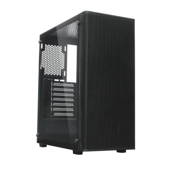 XASTRA Корпус  A300 0F  Black ATX/Mesh/ full-size TG / no fans/ A300-0F