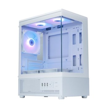 Корпус XASTRA Q300M 5FRGB Black mATX/Aquarium/Screewless/ 5x120mm FRGB FC fans/ Q300M-5FC12F