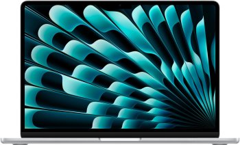 Ноутбук Apple MacBook Air A3113 M3 8 core 24Gb SSD512Gb/10 core GPU 13.6" Liquid Retina (2560x1664) macOS silver WiFi BT Cam (MC8N4HN/A)