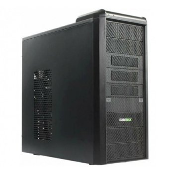 Корпус Zircon, 8819SE, без БП с замком (Midi Tower, ATX, Black)