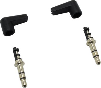 Разъем (2 ШТ) Штекер Г-образный Аудио Мини-Джек 3,5 мм Стерео под пайку 3-контактный Mini-Jack 3,5mm 3-pin