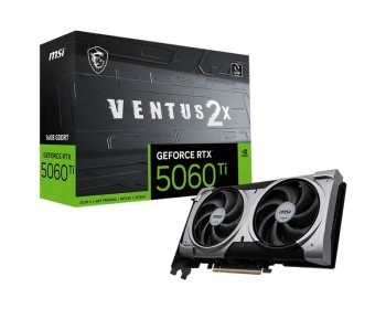 Видеокарта MSI GeForce RTX 5060 Ti 16 ГБ (RTX 5060 Ti 16G VENTUS 2X PLUS)