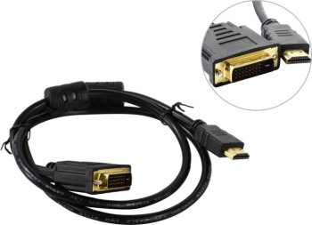 Кабель 5bites <APC-073-010> HDMI to DVI-D (19M -25M) 1м 2 фильтра