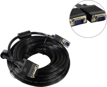 Кабель 5bites <APC-133-125> монитор - SVGA card (15M -15M) 12.5м 2 фильтра