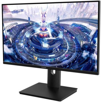 Монитор 27" Aiwa MQ271A IPS 2560x1440, 100 Гц, 4 мс, 16:9, 300 кд/м², HDMI 2.0, DP 1.2, USB-C (15 Вт), 3.5 Jack, динамики (2x3 Вт), FreeSync, G-Sync,