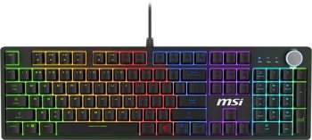 Клавиатура MSI GK320 механическая черный USB Multimedia for gamer LED (S11-04RU259-HH9)