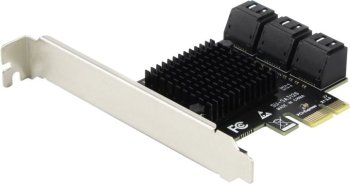 Контроллер ExeGate EXE-516v2 (OEM) PCI-Ex1, SATA 6Gb/s, 6port-int <EX299662RUS>