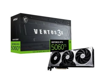 Видеокарта MSI GeForce RTX 5060 Ti 16 ГБ (RTX 5060 Ti 16G VENTUS 3X)
