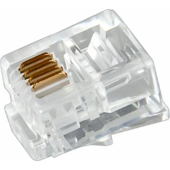 Коннектор Rexant (05-1012) телефонный UTP, RJ-14 (6P4C), CAT 3