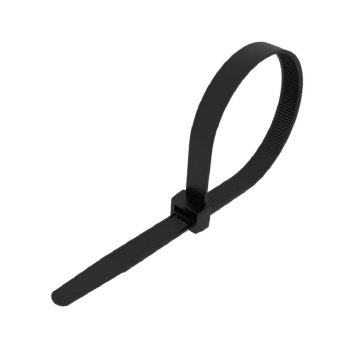 Стяжка Rexant (87-0251) нейлоновая морозостойкая 250x3,6мм, черная (100 шт/уп)