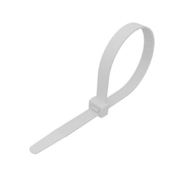 Стяжка Rexant (87-0300) нейлоновая морозостойкая 300x3,6мм, белая (100 шт/уп)
