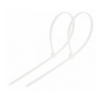 Стяжка Rexant (07-0350) кабельная нейлоновая 350x4,8мм, белая (100 шт/уп)