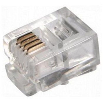 Коннектор PROconnect (05-1012-3) телефонный UTP, RJ-14 (6P4C), CAT 3 (100 шт.)