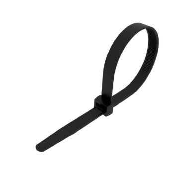 Стяжка Rexant (87-0301) нейлоновая морозостойкая 300x3,6мм, черная (100 шт/уп)
