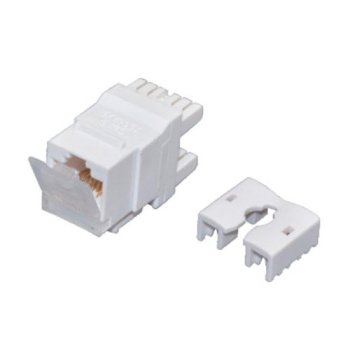 Модуль Keystone Rexant (02-0254-1) Jack RJ-45(8P8C), UTP неэкранированный, CAT 6, тип 180 градусов, с пылезащитной шторкой, белый PRO