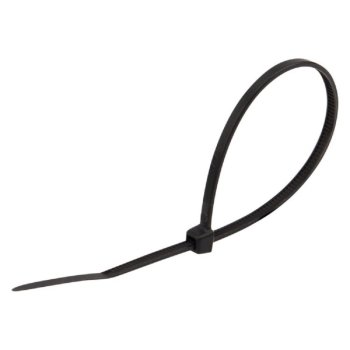 Стяжка Rexant (07-0201-25) кабельная нейлоновая 200x3,6мм, черная (25 шт/уп)