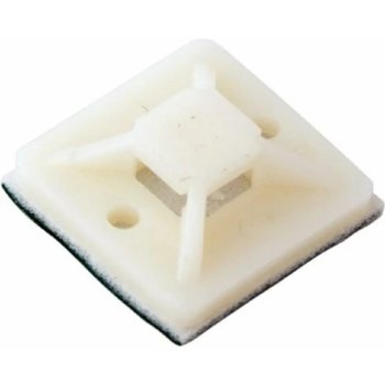 Площадка для стяжки Rexant (07-2030) самоклеящаяся 30х30 мм, белая (100 шт/уп)