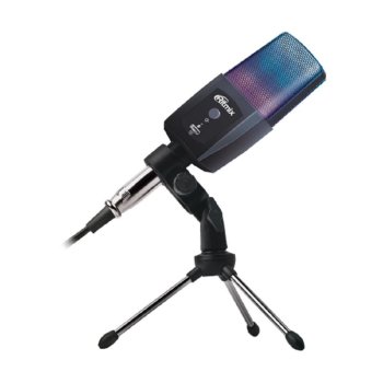 Микрофон RITMIX RDM-170 Black {Подключение XLR- jack3,5 мм; размеры микрофона: 5 * 15,5 * 3,8 см}