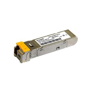 Модуль SFP D-Link S330T/30KM/A1A Промышленный WDM с 1 портом 1000Base-BX-D (Tx:1550 нм, Rx:1310 нм) для одномодового оптического кабеля (до 30 км)