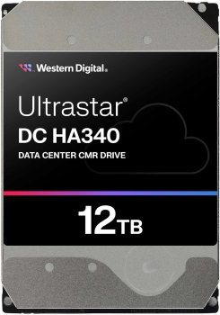 Жесткий диск серверный WD Ultrastar DC HA340 12TB <WUS721212BLE6L4> (SATA 3.5"/7200/512Mb/6Gbs)