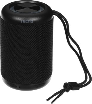 Портативная колонка Tecno S3 Square черный 3W 1.1 BT 2000mAh (S3)