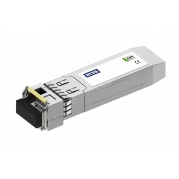 Модуль SFP+ NTSS NTSS SFP+, 10Гбит/с, разъём LC, рабочая длина волны 1330/1270нм, SM, WDM, дальность до 20км, ОБ 12дБ, DDM NTSS-SFP+10G-32-20LD