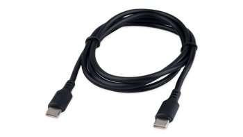 Кабель USB2.0 Cablexpert CC-USB2-CMCM-100-1M, Type-C/Type-C, 5A, 100Вт, PD/QC3.0, медь, 1м, черный, пакет