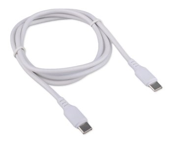 Кабель USB2.0 Cablexpert CC-USB2-CMCM-100-1M-W, Type-C/Type-C, 5A, 100Вт, PD/QC3.0, медь, 1м, белый, пакет