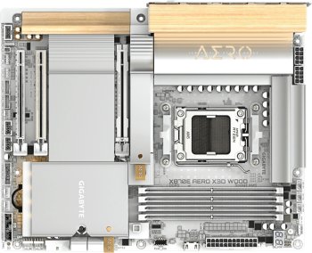 Материнская плата Gigabyte X870E AERO X WOOD Socket AM5 AMD X870E 4xDDR5 ATX AC`97 8ch(7.1) 2x5Gg RAID+HDMI