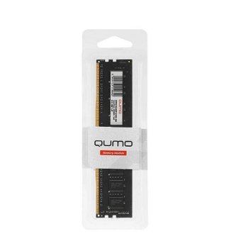 Оперативная память QUMO DDR4 DIMM 8GB QUM4U-8G3200NN22 PC4-25600, 3200MHz OEM 2Gx16 CL22 (4 чипа на плате) 288P 1,2V