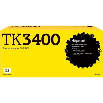 Картридж TC-K3400 T2 для Kyocera ECOSYS PA4500x/MA4500x/MA4500fx (12500 стр.) с чипом
