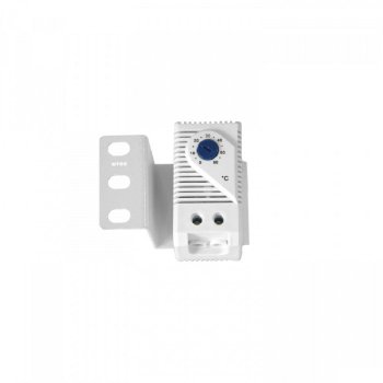 NTSS Термостат регулируемый NTSS, крепление на 19, нормально-разомкнутый (0...+60°C) управление включением/выключением модулей вентиляторов NTSS-T