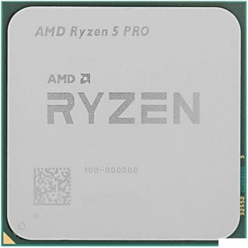 Процессор AMD Ryzen 5 Pro 5655G TRAY <100-000001513> (AM4, 3.9GHz up to 4.4GHz/6x512Kb+16Mb, 6C/12T, 7nm, 65W, unlocked, Radeon Vega 1900MHz)
