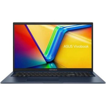 Ноутбук Asus Vivobook 17 X1704VA-AU1108 Core 7 150U 16Gb SSD512Gb Intel Graphics 17.3" IPS FHD (1920x1080) без ОС blue WiFi BT Cam (90NB13X2-M00MU0)