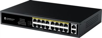 Коммутатор Netis ST118GHPDI-2G-130 16x100Мбит/с 2x1Гбит/с 16PoE 130W неуправляемый