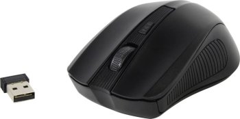 Мышь беспроводная SVEN Wireless Optical Mouse <RX-400W Black> (RTL) USB 4btn+Roll
