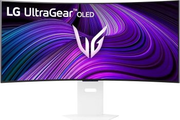 Монитор 39" LG UltraGear 39GX90SA-W OLED 3440x1440, 240 Гц, 0.03 мс, 21:9, 1300 кд/м² (пиковая), 2×HDMI 2.1, DP 1.4, USB-C (65 Вт PD), 3.5 Jack, динам