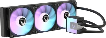 Система водяного охлаждения (кулер с водяным охлаждением) Formula V Line ICE JET GLOW 360 BK, 360mm, 3x120mm, ARGB fans, LGA115X/1200/1700/1851, AM4/A