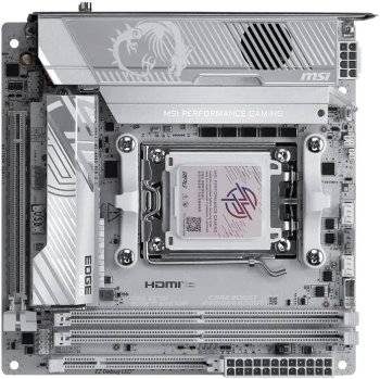 Материнская плата MSI MPG X870I EDGE TI EVO WIFI X870, AM5, 2*DDR5, 1*PCIEx16, 1*M.2, 2*TypeC, 5*USB3.2Gen2, 2*USB3.2Gen1, 2*USB2.0, 2*SATA3.0, 5G, 2*