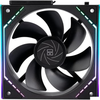 Вентилятор для корпуса Thermalright TL-M12QR Reverse (124x120x25mm, 4-pin PWM, ARGB, 47.6CFM, 23.2dBA, 1500RPM, черный)
