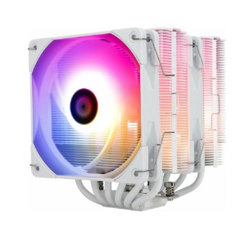 Вентилятор Thermalright Peerless Assassin 120 White ARGb Soc-AM5/AM4/1151/1200/2066/2011/1700 белый 4-pin 25.6dB Al+Cu 750gr Ret (PA