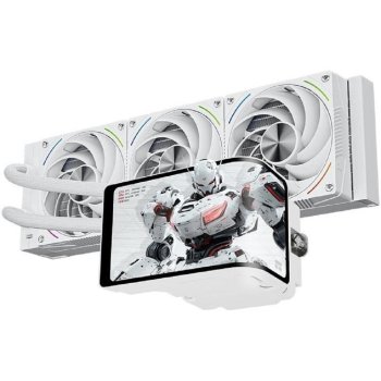 Система водяного охлаждения Thermalright Wonder Vision 360 Turbo (360mm, LED, White, ARGB/ Fans: 3x120mm, 120.38CFM, 44.7dBA, 3000RPM/