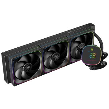 Система водяного охлаждения Thermalright Frozen Horizon 360 Digital (360mm, LED temp., Black, ARGB/ Fans: 3x120mm, 68.9CFM, 28.2dBA, 2000RPM/ Pump