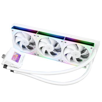 Система водяного охлаждения Thermalright Frozen Warframe SE 360 ARGB V2 (360mm, LED temp., White, ARGB/ Fans: 3x120mm, 68.9CFM, 28.2dBA